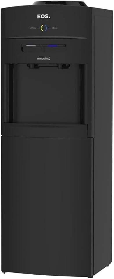 Bebedouro de Coluna para Garrafão Compacto Eos Mineralle Compressor Preto Ebc05pc 220v