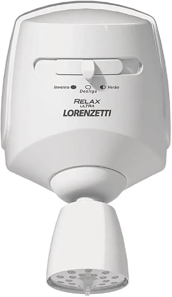 Ducha Relax 127V 5500W, Lorenzetti, 7540112, Branco, Pequeno