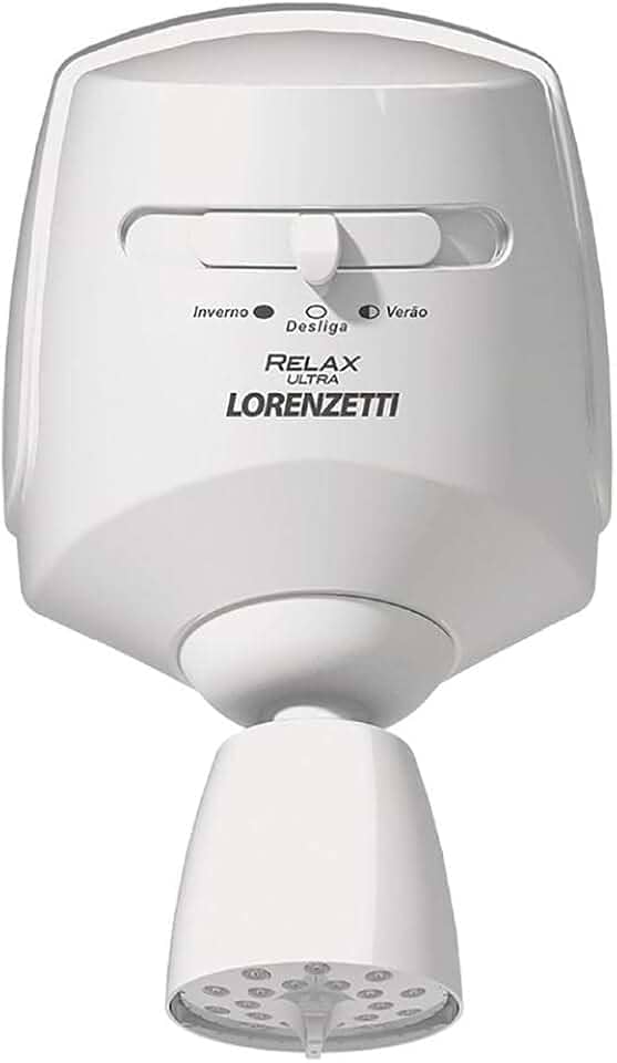 Ducha Relax 127V 5500W, Lorenzetti, 7540112, Branco, Pequeno