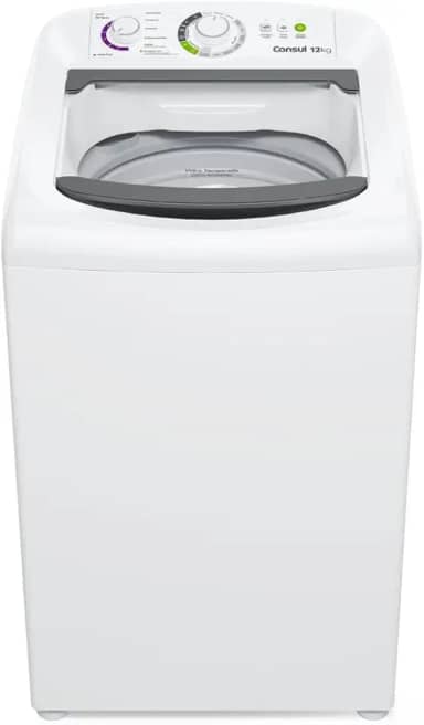 Máquina de Lavar Consul 12 kg Branca com Dosagem Econômica e Ciclo Edredom - CWH12BB 110V