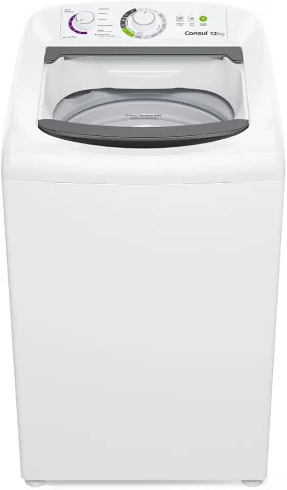 Máquina de Lavar Consul 12 kg Branca com Dosagem Econômica e Ciclo Edredom - CWH12BB 110V