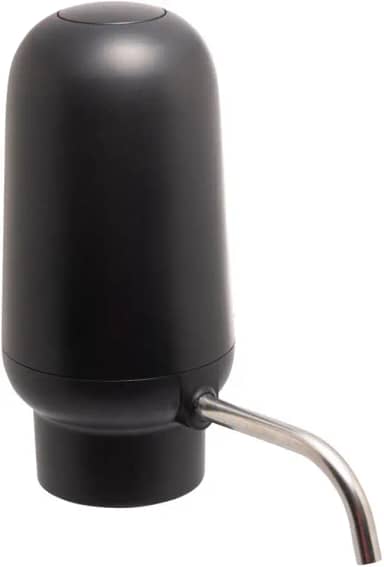 WOLFF - Aerador Elétrico para Vinho Automático de Plástico e Aço Inox Preto 6cm x 12cm x 11,5cm