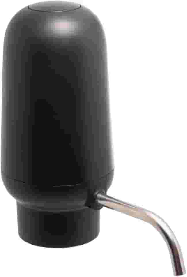 WOLFF - Aerador Elétrico para Vinho Automático de Plástico e Aço Inox Preto 6cm x 12cm x 11,5cm