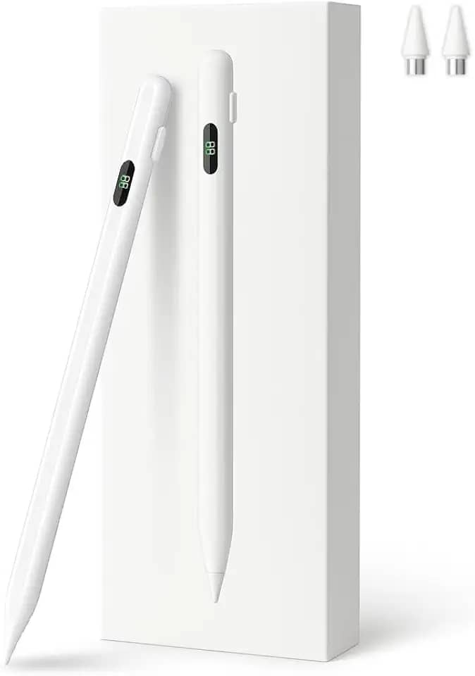 Caneta Stylus Digital Touch Compatível Com Ipad Android Tablet Pencil Sensibilidade de Inclinação Led De Bateria Carga Rápida