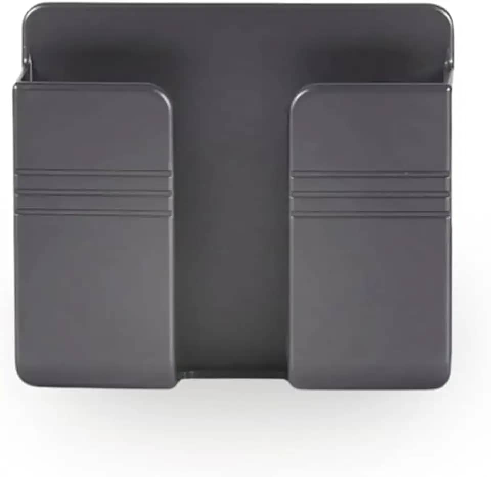 Suporte Multiuso de Parede para Celular e Controle Remoto Com Adesivo Autocolante (Preto)
