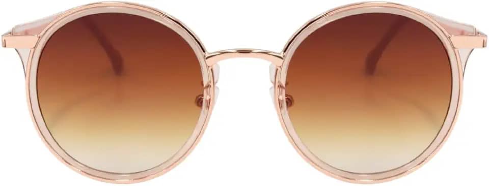 Óculos de Sol Redondo Gatinho Premium Blogueira Elegante UV400 Feminino - Modelo Florença - Cacife Brand