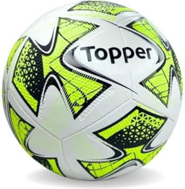 Bola De Futebol Profissional Topper Futsal Tech Fusion 22- Tamanho Oficial para Quadra | Ideal para Treinos e Jogos e Lazer