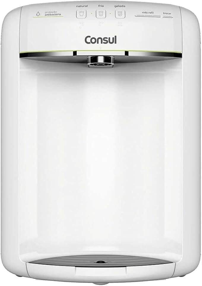 Purificador de Água Consul (CPB36ABA) - 110V - Branco - Alta Capacidade de Refrigeração e 3 Níveis de Temperatura
