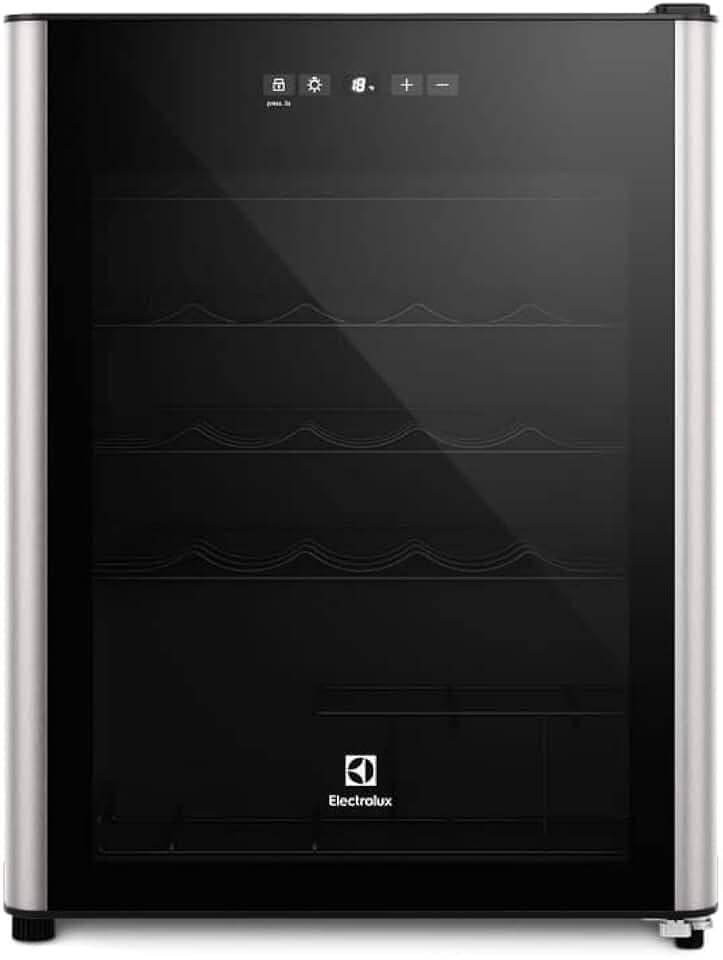 Adega de Vinho Climatizada Electrolux 24 Garrafas Uma Porta com Painel Digital (WSF24)