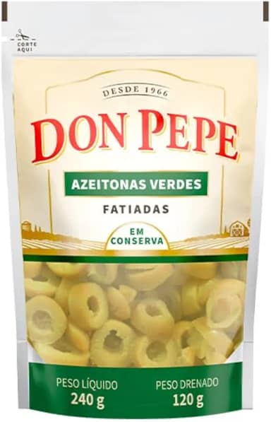 Azeitona Verde Fatiada em Doy Pack 'Don Pepe'