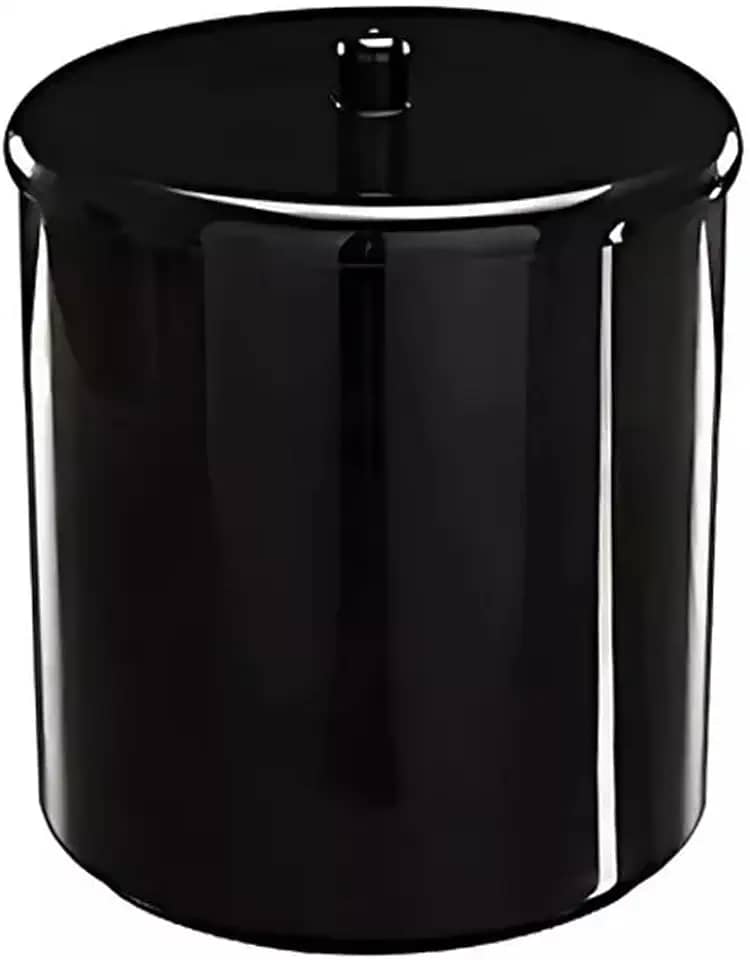 Cesto De Lixo Multiuso Lixeira Banheiro E Cozinha 6 Litros - Cores (Preto)