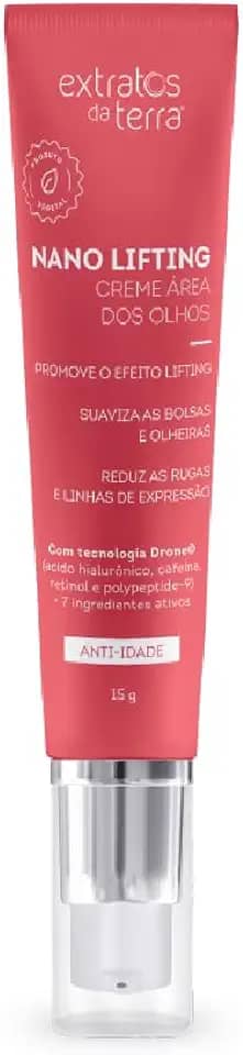 Creme para Área dos Olhos Nano Lifting – Redução de Rugas, Olheiras e Bolsas – Efeito Lifting