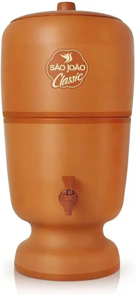 Filtro de Água de Barro Classic São João com Vela e Boia 5 Litros