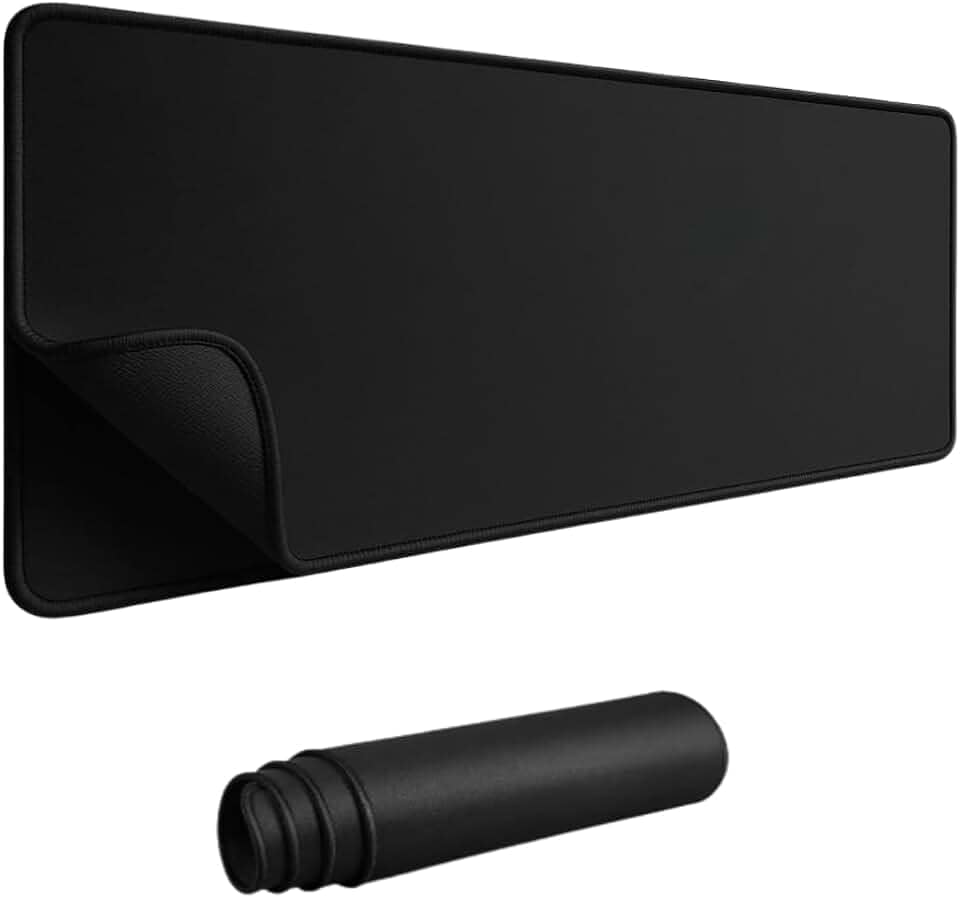 Mouse Pad Gamer Extra Grande 90x40 cm – Superfície Antiderrapante e Impermeável, Ideal para Escritório e Setup Gamer | Tapete para Teclado e Mouse com Base Emborrachada