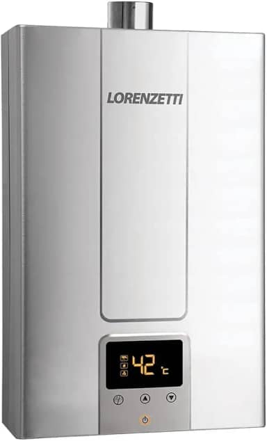 Aquecedor de Água a Gás LZ 2000 DE-I GN Digital 20 L/Min, INOX, LORENZETTI