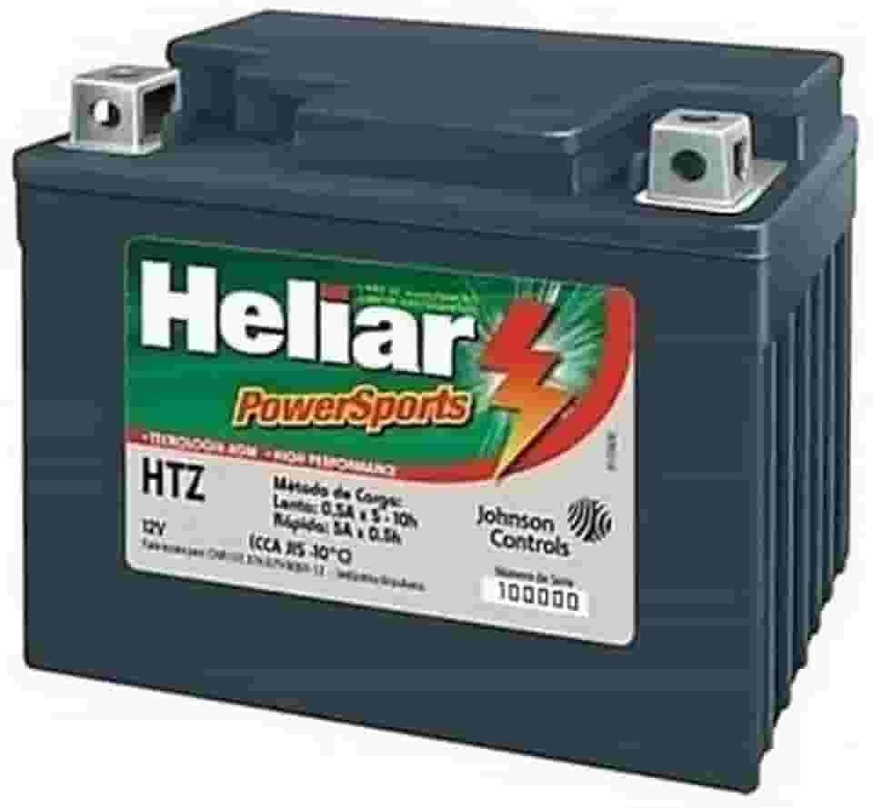 Bateria Moto Htz6l Biz 110/125 Cg 125/150 Heliar 5ah Selada
