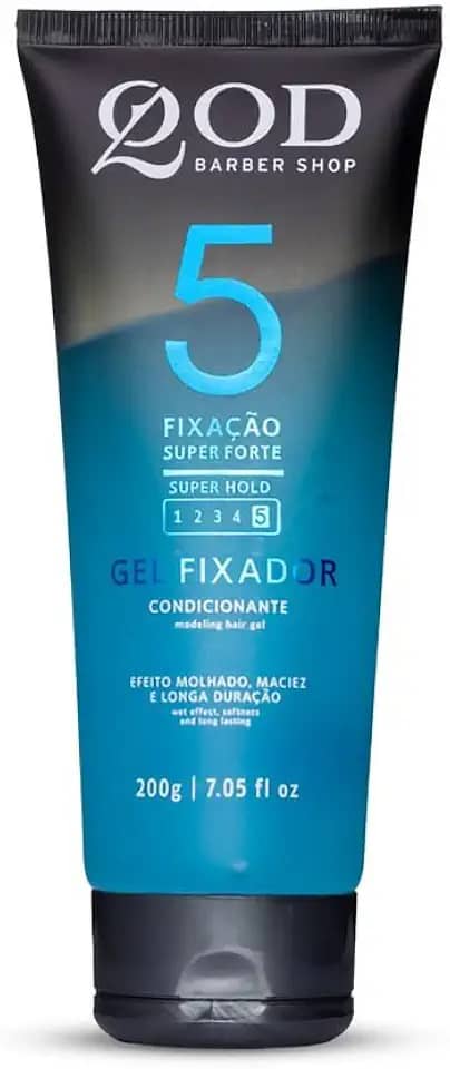 QOD Barber Shop - Gel Condicionante Capilar 5 - Fixação Super Forte - 200g