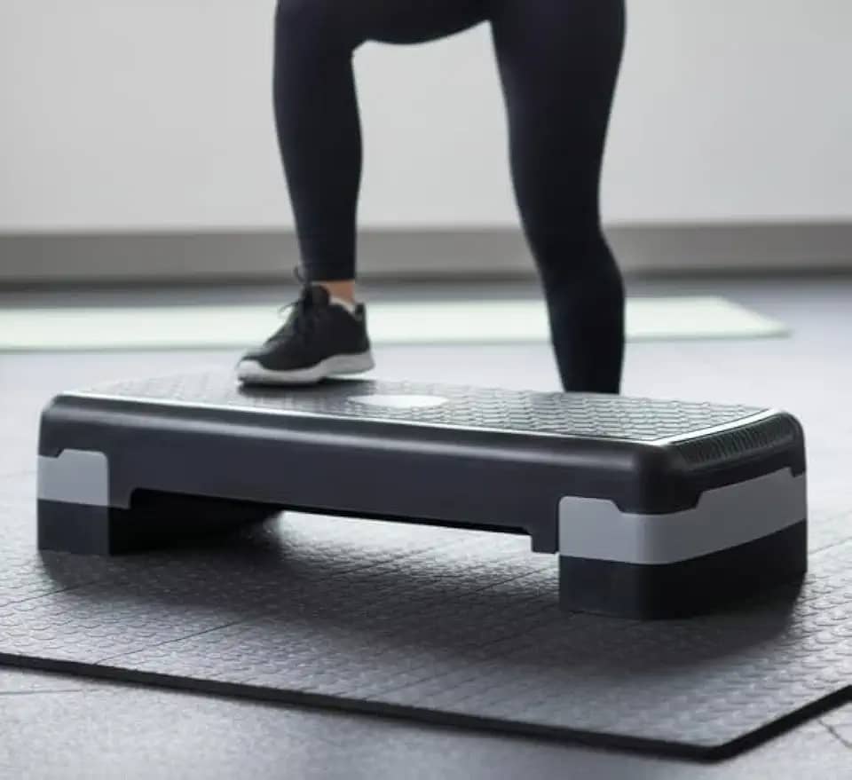 Step Academia Ajustável 2 Níveis, 68cm – Plataforma Fitness Antiderrapante para Exercícios Funcionais, Ginástica e Treino em Casa ou Academia - SEVEN-
