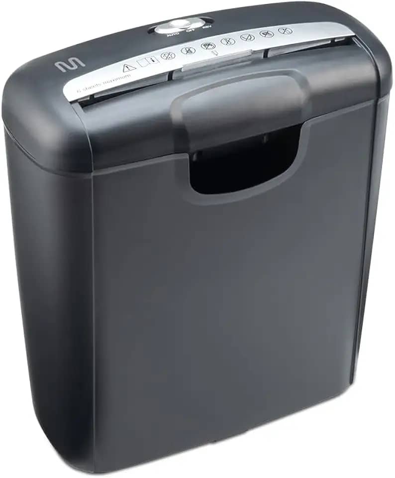 Fragmentadora e Triturador de Papel e Cartão em Tiras 6 Folhas, Cesto de 10L 127V Multi - OF009