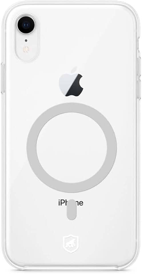 Gshield Capa Compatível com MagSafe para iPhone XR Case Magnética para Carregamento por Indução Capinha Antichoque, Anti Impacto - Transparente