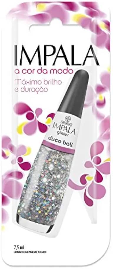 ZKMAGIC Esmalte Glitter Disco Ball Impala Cosmeticos Holográfico 7.5 Ml