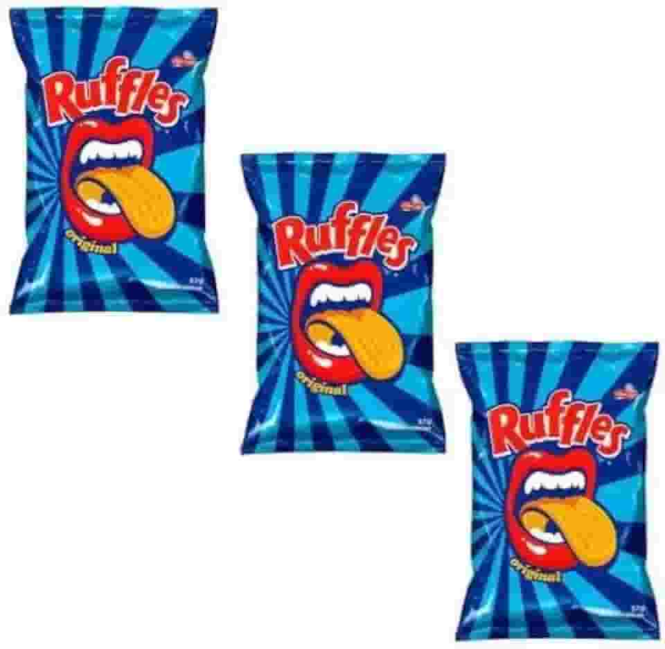 Salgadinhos Batata Ruffles 17g - Elma Chips Caixa C/ 12 Un