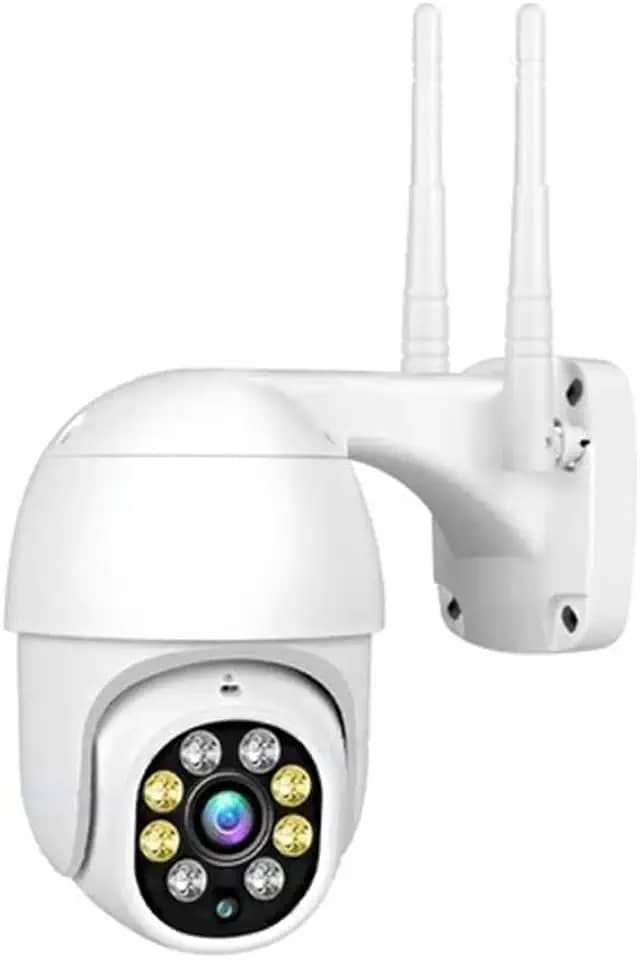 Camera Speed Dome IP Giratoria HD Wifi Externa Segurança Noturna Resiste Agua