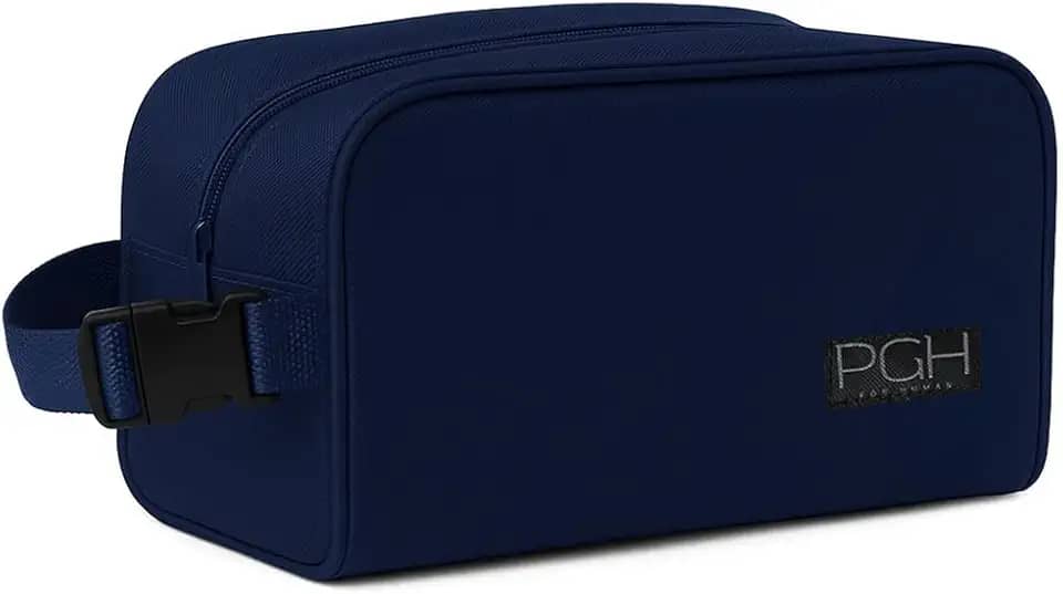 Lancheira Bolsa Térmica Adulto ou Infantil Pequena, PGH Snacker (Azul Marinho)