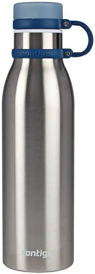Garrafa Térmica Inox Parede Dupla Matterhorn 591ml Azul Mônaco Contigo