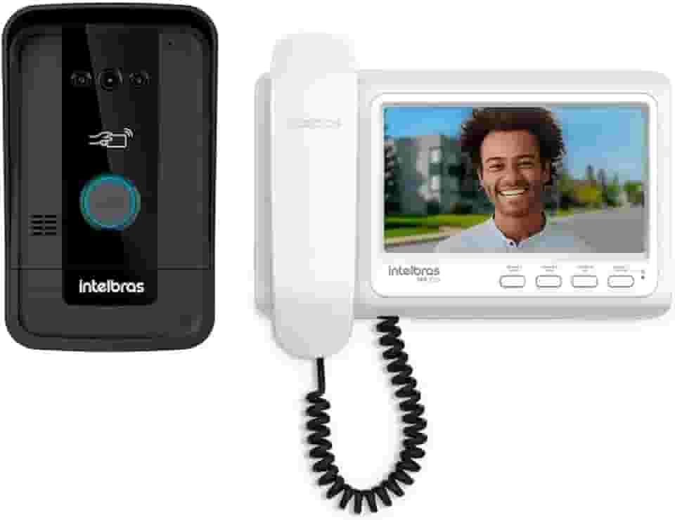 Videoporteiro c/ Monofone IVR 7 ID Preto Intelbras