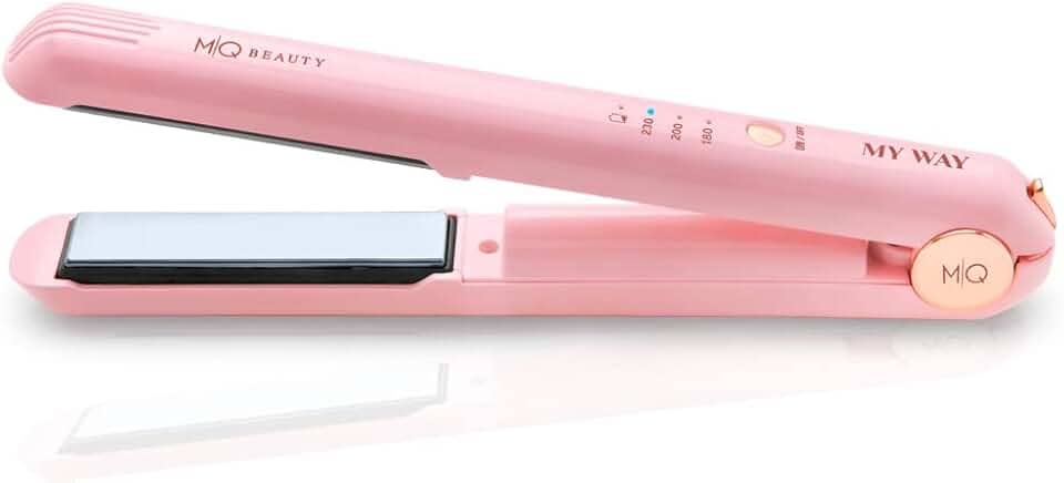 MQ Beauty - Chapinha Sem Fio My Way - Placas Cerâmicas 25mm, 230°C, USB, Compacta e Bivolt, Portátil e Leve