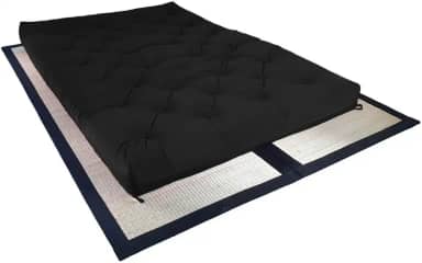 Futon Sofa Cama Casal D33 Oriental Preto