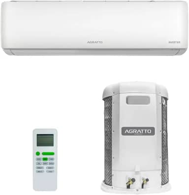 Ar Condicionado Split Hi Wall Agratto Liv Top Inverter 18.000 Btus Frio 220v R-32