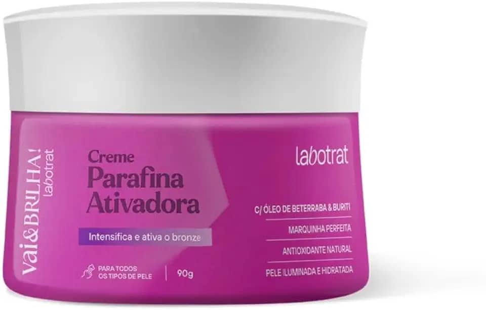 Creme Parafina Ativadora Labotrat Vai & Brilha 90g Beterraba e Buriti