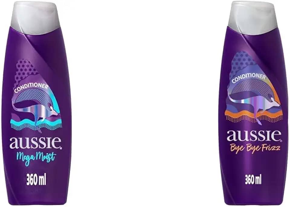Kit Condicionador Aussie Moist 360ml + Bye Bye Frizz 360ml