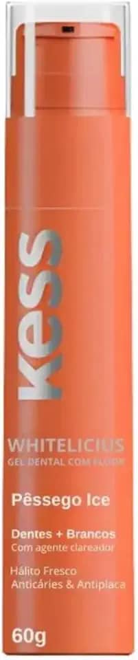 KESS GEL DENTAL WHITELICIOUS PESSEGO ICE