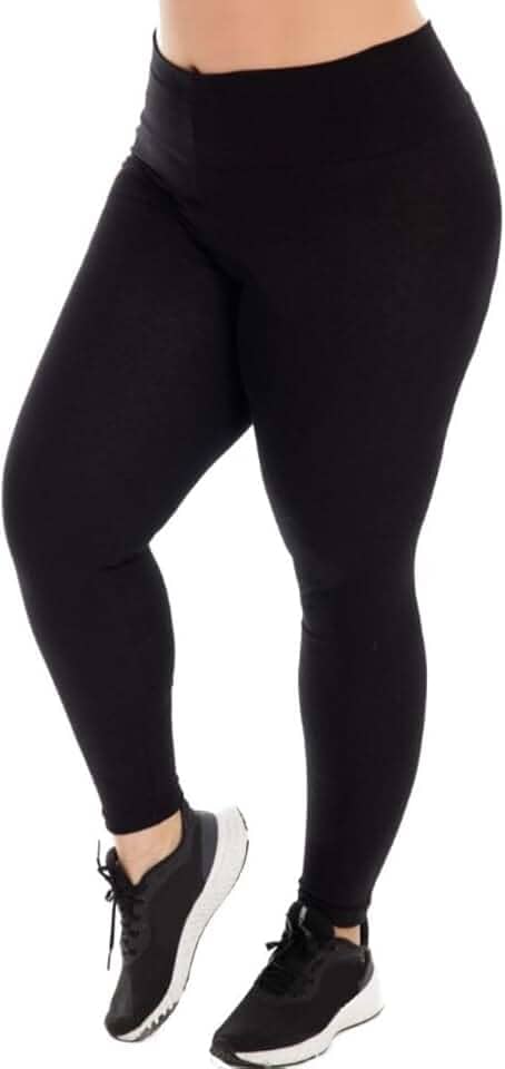 Calça Legging Plus Size Suplex Basica - Abafarto