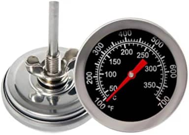 Termômetro profissional de aço inoxidável para churrasqueira, medidor de temperatura do mostrador para cozinhar alimentos