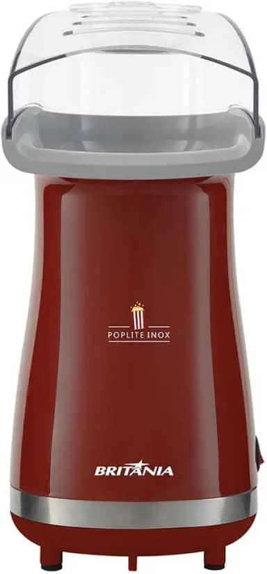 Pipoqueira, Poplite inox Bpi01vi, Vermelho, 127V, Britânia