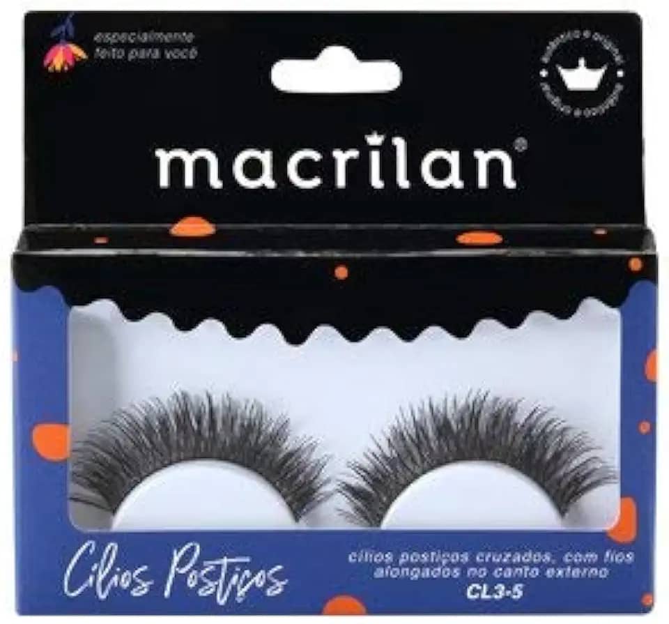 Macrilan Cílios Postiços - Fios Cruzados - Cl3-5