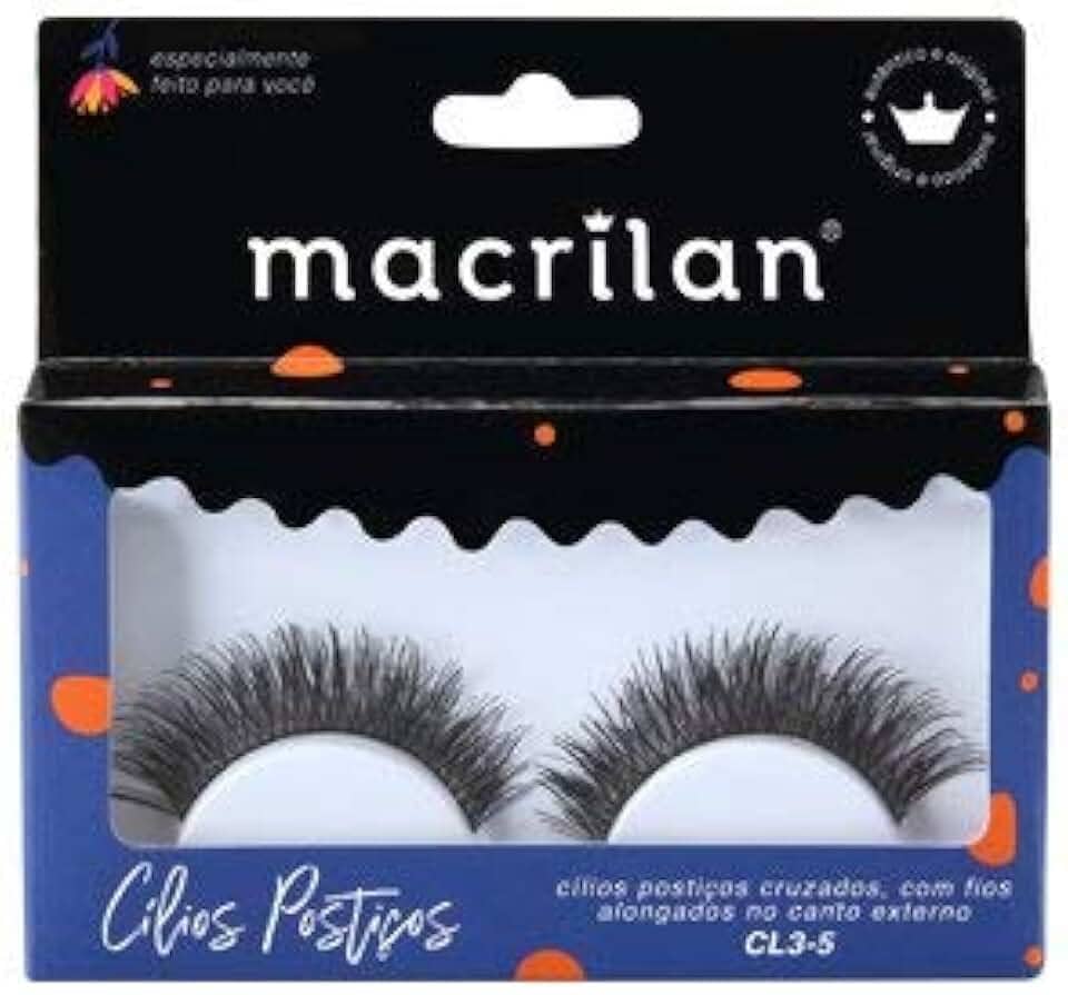 Macrilan Cílios Postiços - Fios Cruzados - Cl3-5
