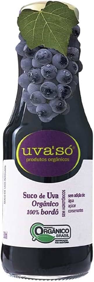 organocita Suco de Uva 100% Bordô Orgânico Uva’Só 300ml