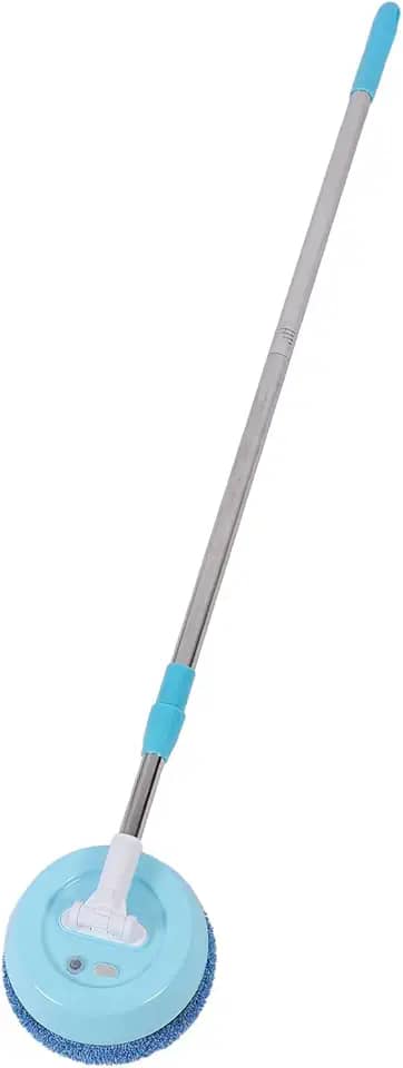 Cffuvros MOP de Energia Sem Fio e Esfregão a Vapor, Poderoso Esfregão de 360 ° para Limpeza de Piso, Lavador Leve para Tapetes de Limpeza, Ideal para Madeira, Ladrilho, Janelas e T (Cffuvrosrmq-11)