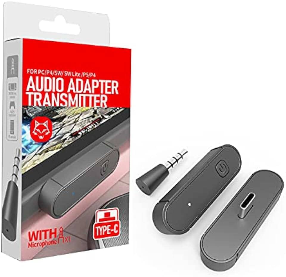 Transmissor De Áudio Bluetooth Compatível Com Nintendo Switch Playstation 5 PS4 Computador Adaptador USB