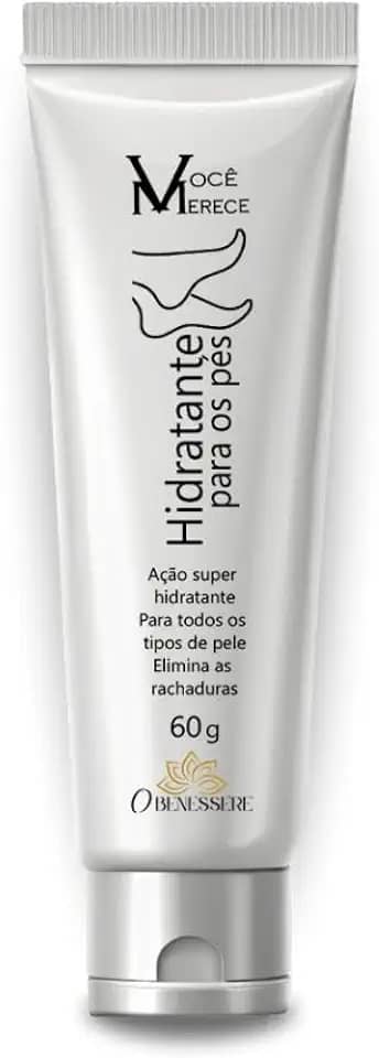Hidratante para os Pés – Ureia + Ácido Salicílico | Hidratação Intensa e Reparação de Rachaduras | 60g | O Benessere Nutrition