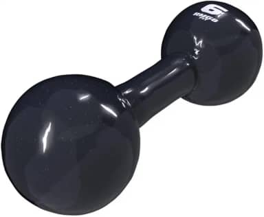 Rmg8 Fit - HALTER 6KG EMBORRACHADO BOLA PRETO