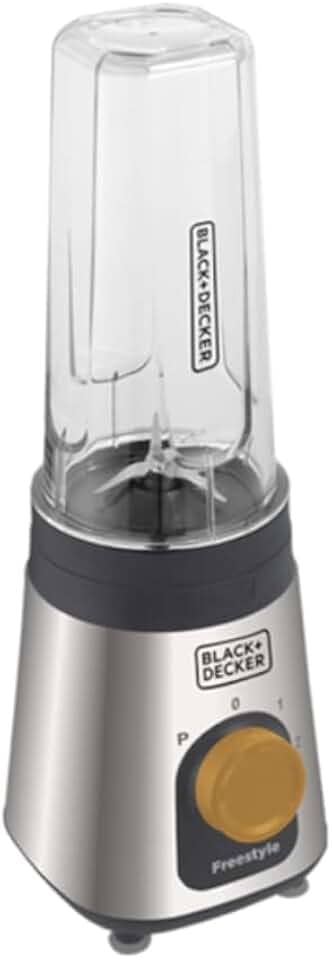 BLACK+DECKER Liquidificador, Processador, Freestyle, com Acabamento em Inox, Modelo LP320, 110V