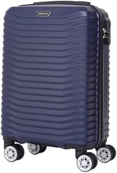 Mala De Viagem Bordo 10 Kg Abs 4 Rodas Duplas Cadeado Embutido (Azul)