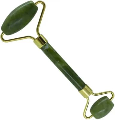 Rolo de Jade Para Rosto Massageador de Pele Roller Antirruga Relaxamento Cuidados com a Pele, Padrão Premium Feito de Pedra Natural.