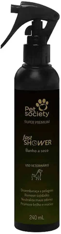 Pet Society Banho até Seco Super Premium 240ml P.S Care para Cães